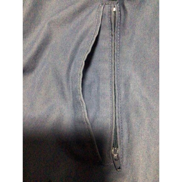 Vintage David Taylor Blue Golf Lightweight Bomber Jacket Men’s Size Large - Picture 6 of 8